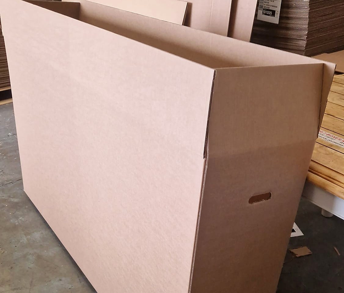 Large custom cardboard box made to size